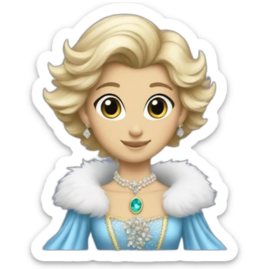 princess diana as a furry fursona sticker