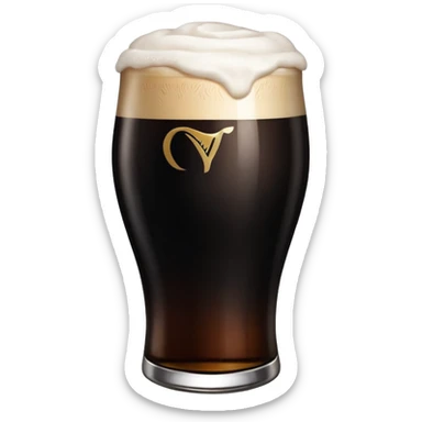 pint of guinness sticker
