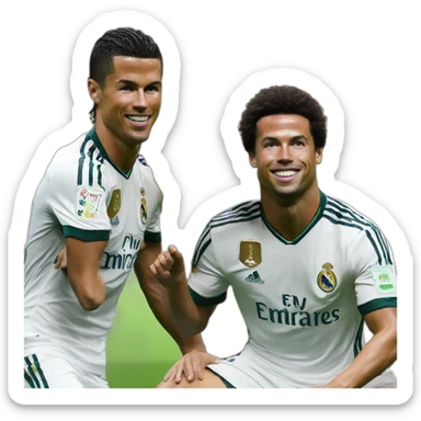 Ronaldo and marcelo sticker