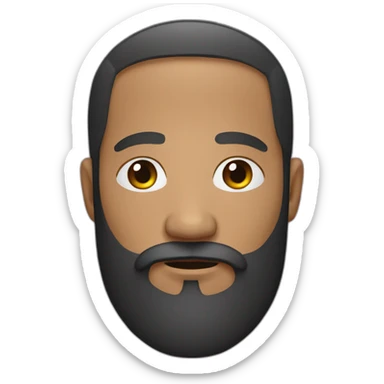 filipino-man-and-black-man - beard sticker