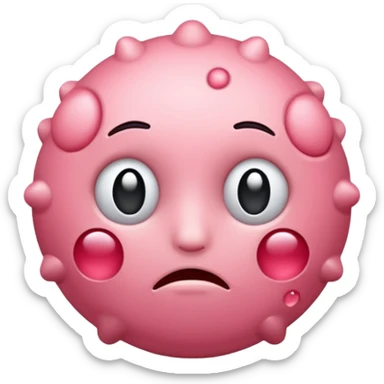 Virus rosita eliminado y triste sticker