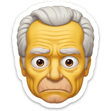  Abe Simpson from The Simpsons sticker