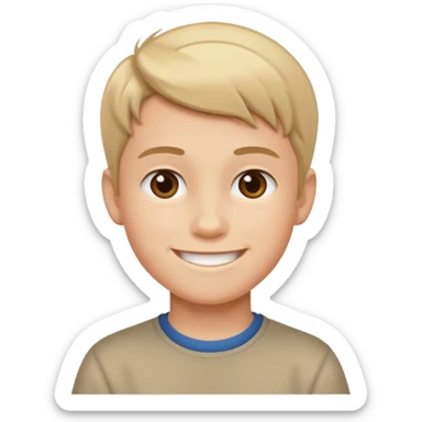create emoji of a boy getting up sticker