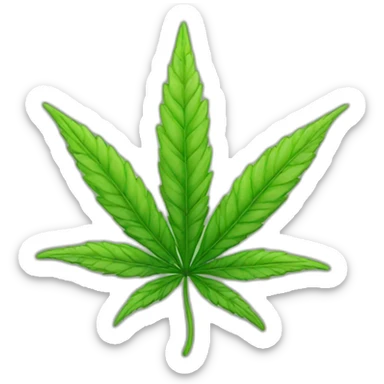 Weed sticker