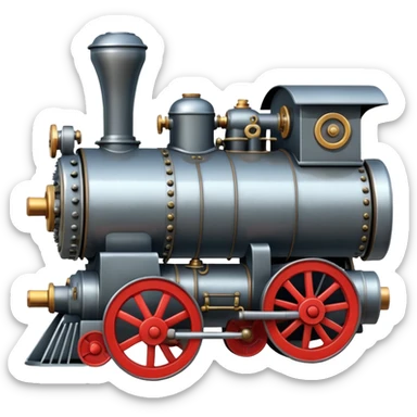 Steam Engine sticker