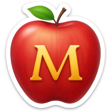 Quiero que sea  así y que esconda la letra M sticker