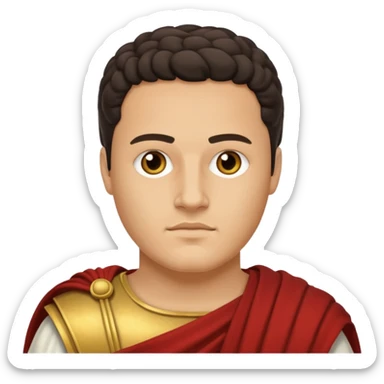julio cesar griego antiguo codificando sticker