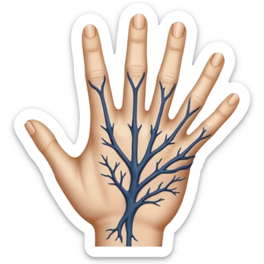 back of hand sticker