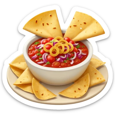 Chips and salsa sticker