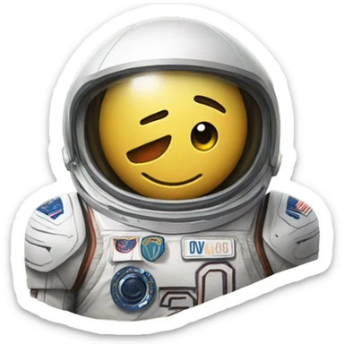 Cristiano Ronaldo sur la lune sticker