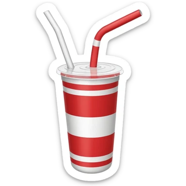 clipart bendy straw sticker