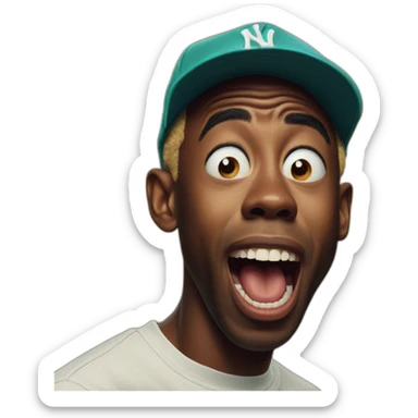 tyler the creator cringing sticker