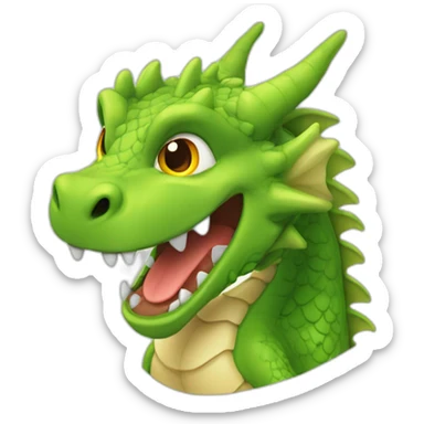 Dragon heureux sticker