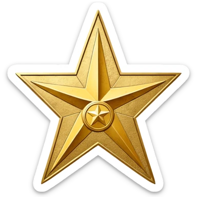 hollywood walk of fame star sticker