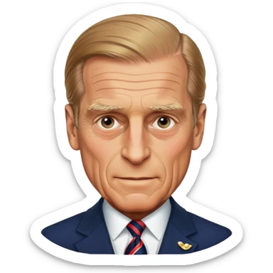 Prince philip sticker