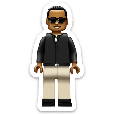 LEWIS HAMILTON lego full body sticker