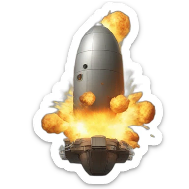 explosion capsule sticker
