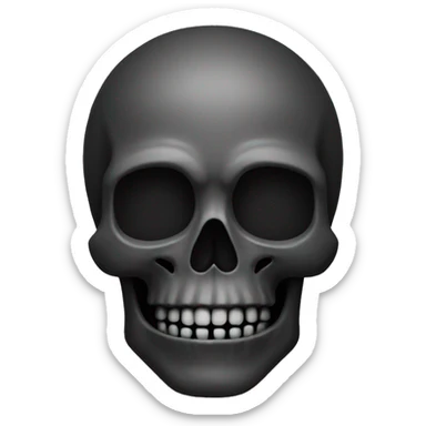 Dark skull  sticker
