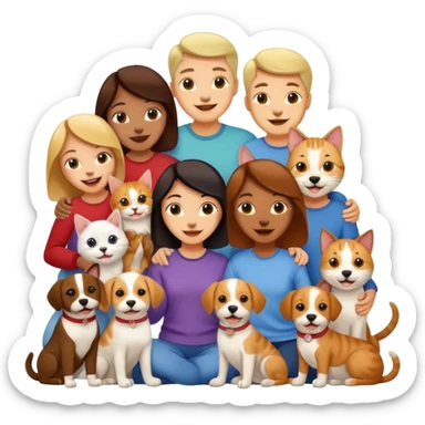 pet lovers sticker