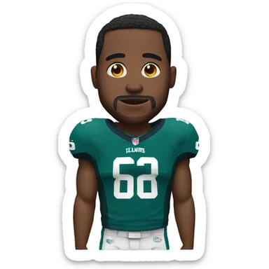 injured nfl player sticker