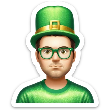 Sparkling Leprechaun sticker