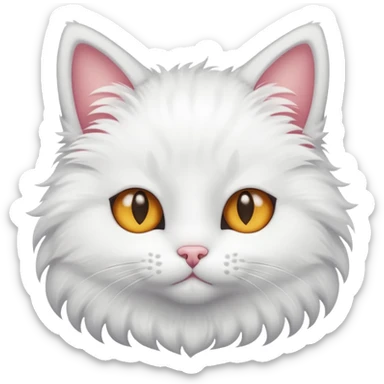 Gato con ojos de estrella sticker
