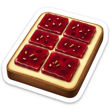 jam pear and wallnut  sticker