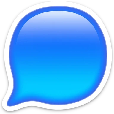 Blue fire emoji WhatsApp sticker