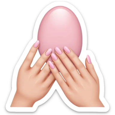 Light pink nails sticker