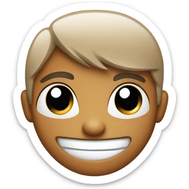 Smirk face flirty sticker