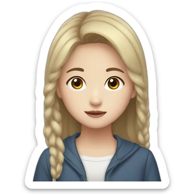 Girl who loves korean drama  sticker