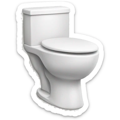 Little kids toilet sticker