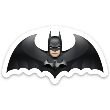 batman logo sticker