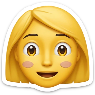 this face 😁 over the top of this face 😔 sticker