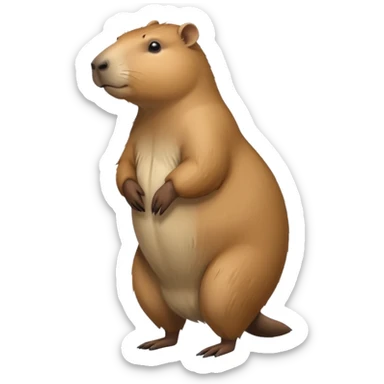 Capybara (Full) sticker