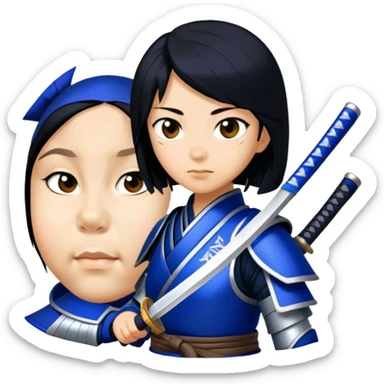 Steadfast Samurai sticker