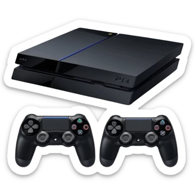 ps4 console sticker