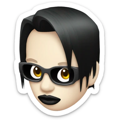 marylin manson  sticker