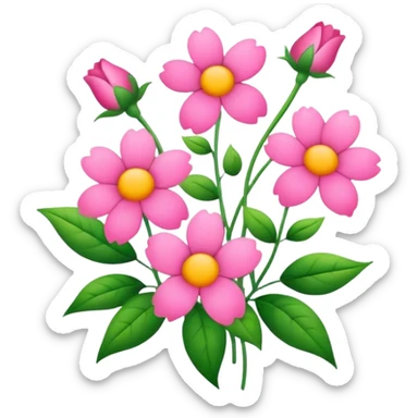 Flowers sticker