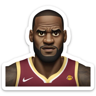 LeBron James sticker