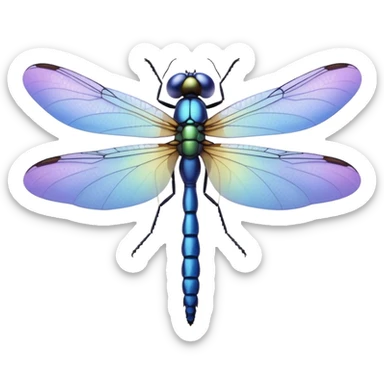 Periwinkle Dragonglfly emoji sticker
