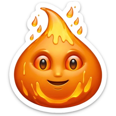 molten metal sticker