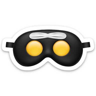 sleep mask sticker