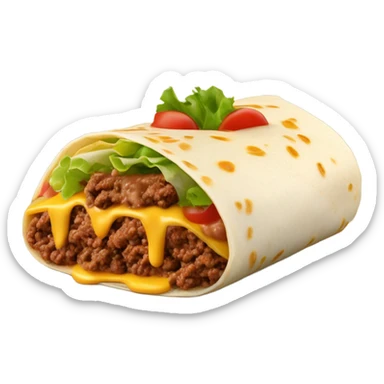 5 layer burrito sticker