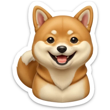  shiba inu, qui est mdr sticker