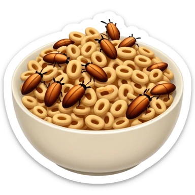 Roaches in the cereal  sticker