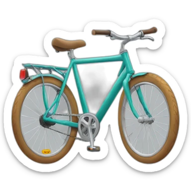 Ça pi ara qui fait du vélo sticker