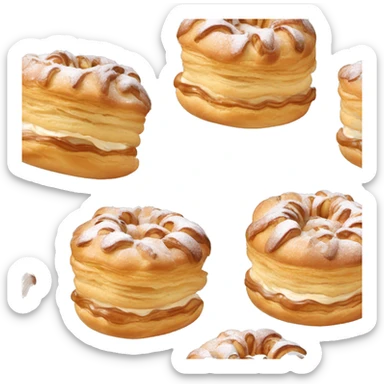 Paris brest amandes pâtisserie sticker