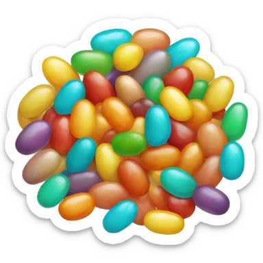 jelly beans sticker