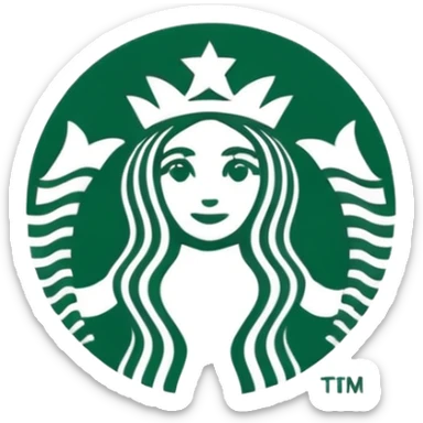 Starbucks logo but not sticker